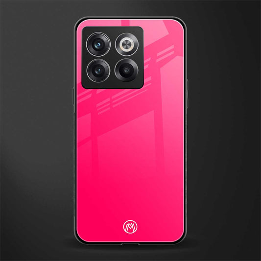 magenta paradise back phone cover | glass case for oneplus 10t