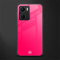 magenta paradise back phone cover | glass case for vivo y16