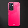 magenta paradise back phone cover | glass case for oneplus 9