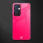 magenta paradise back phone cover | glass case for oneplus 9