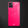 magenta paradise back phone cover | glass case for vivo y72