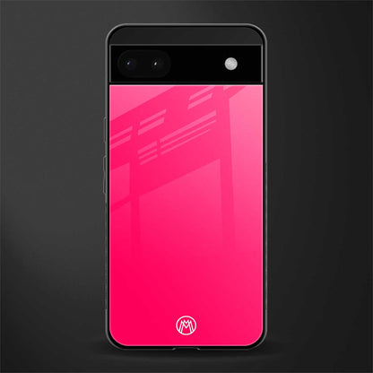 magenta paradise back phone cover | glass case for google pixel 6a