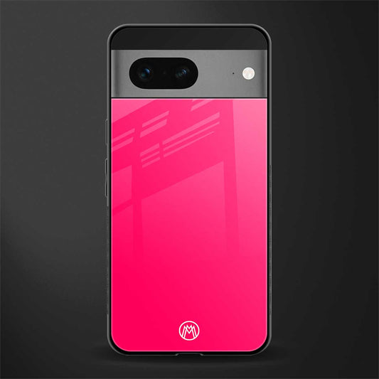 magenta paradise back phone cover | glass case for google pixel 7