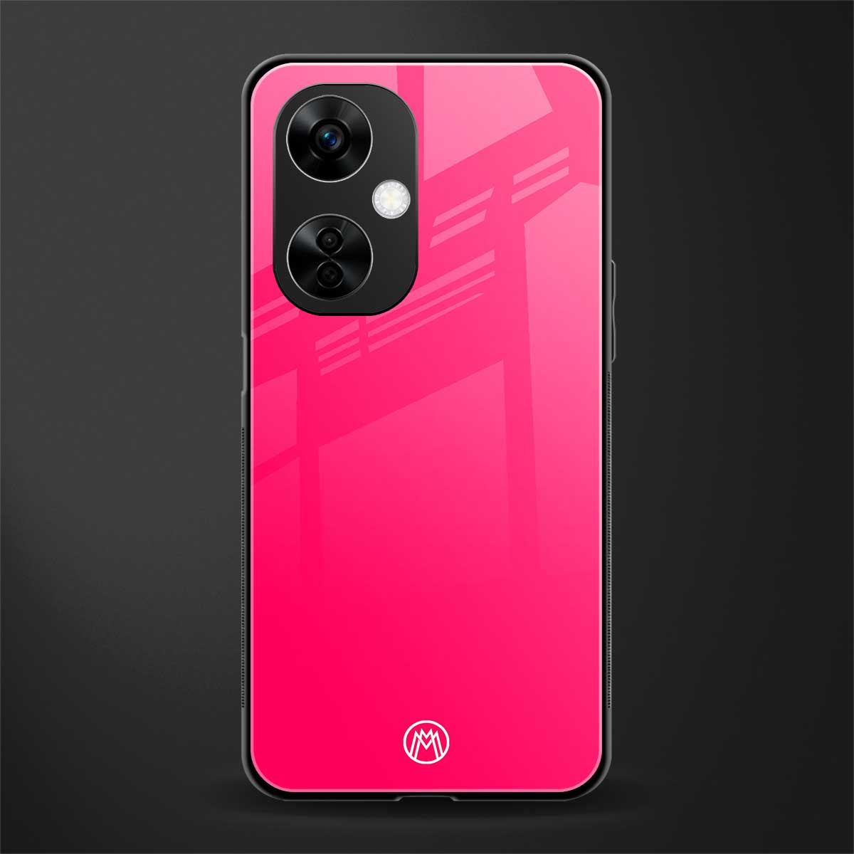 magenta paradise back phone cover | glass case for oneplus nord ce 3 lite