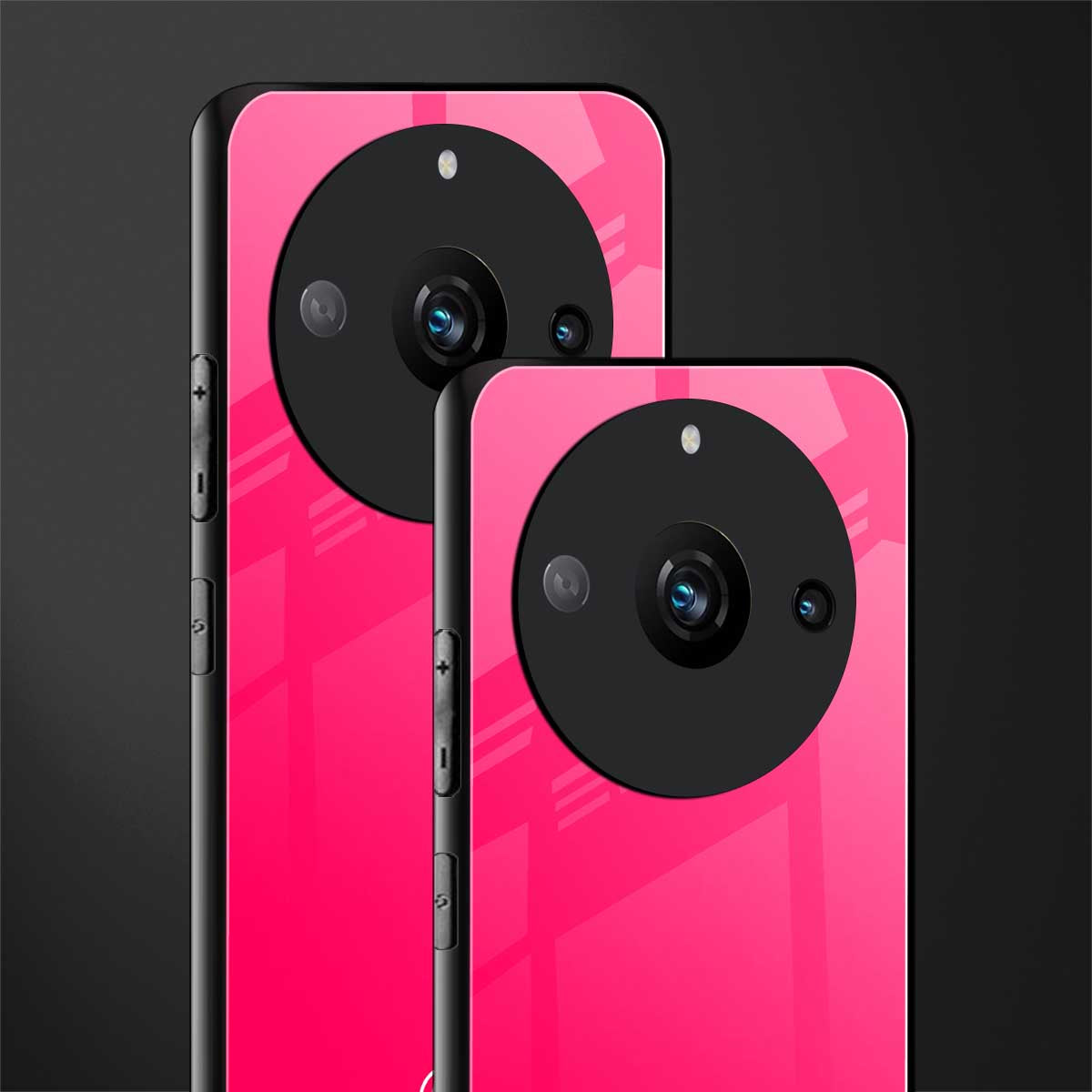 magenta paradise back phone cover | glass case for realme 11 pro 5g