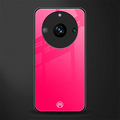 magenta paradise back phone cover | glass case for realme 11 pro 5g