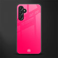 magenta paradise back phone cover | glass case for samsun galaxy a24 4g