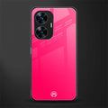 magenta paradise back phone cover | glass case for realme c55