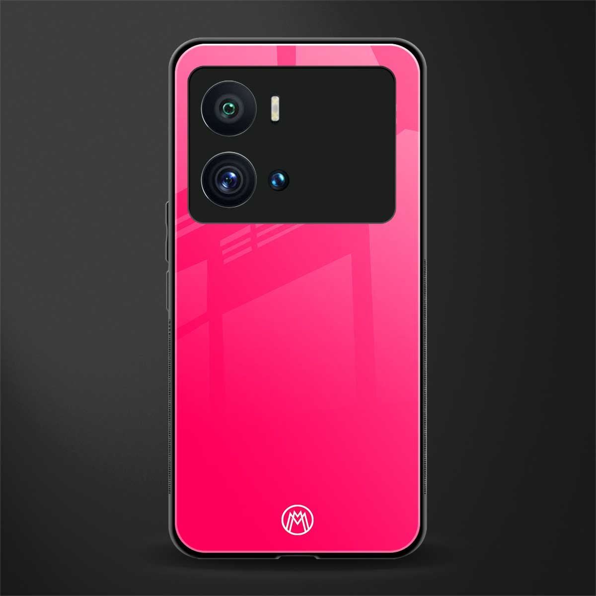 magenta paradise back phone cover | glass case for iQOO 9 Pro