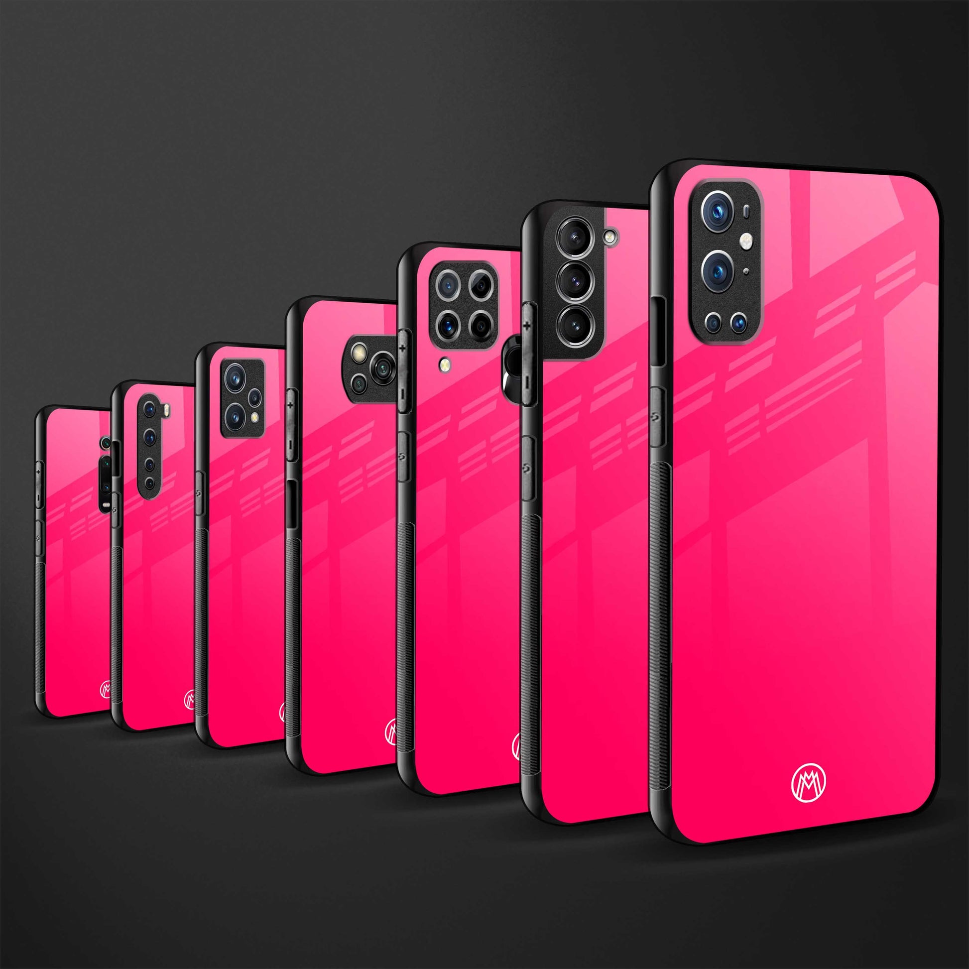 magenta paradise glass case for vivo v19 image-3