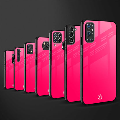 magenta paradise back phone cover | glass case for vivo y73