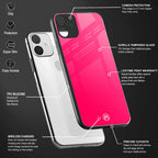 magenta paradise back phone cover | glass case for realme 9 pro 5g