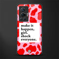 make it happen girl glass case for vivo x70 pro image
