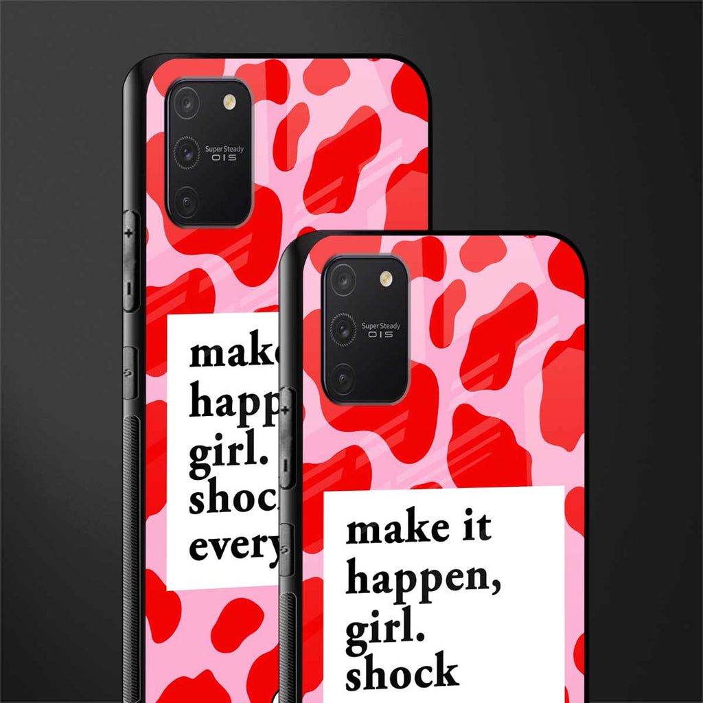 make it happen girl glass case for samsung galaxy s10 lite image-2