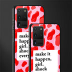 make it happen girl glass case for samsung galaxy s20 ultra image-2