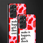make it happen girl glass case for samsung galaxy s21 ultra image-2