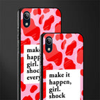 make it happen girl glass case for vivo y91i image-2