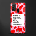 make it happen girl glass case for vivo y30 image