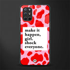 make it happen girl glass case for oneplus 8t image