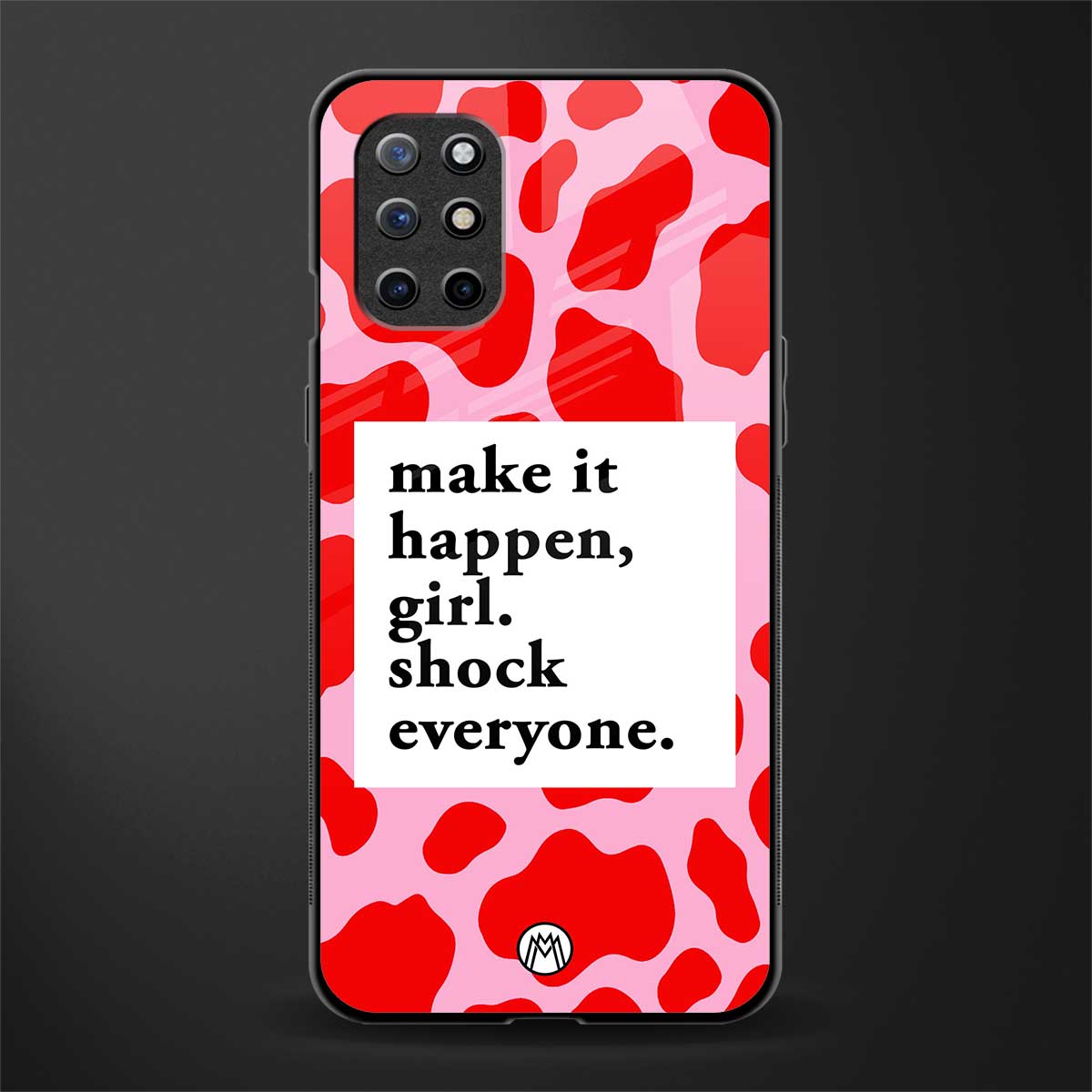 make it happen girl glass case for oneplus 8t image