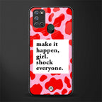make it happen girl glass case for realme 7i image