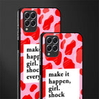 make it happen girl glass case for samsung galaxy f62 image-2