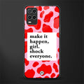 make it happen girl glass case for oppo a54 image