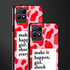 make it happen girl glass case for realme 8i image-2