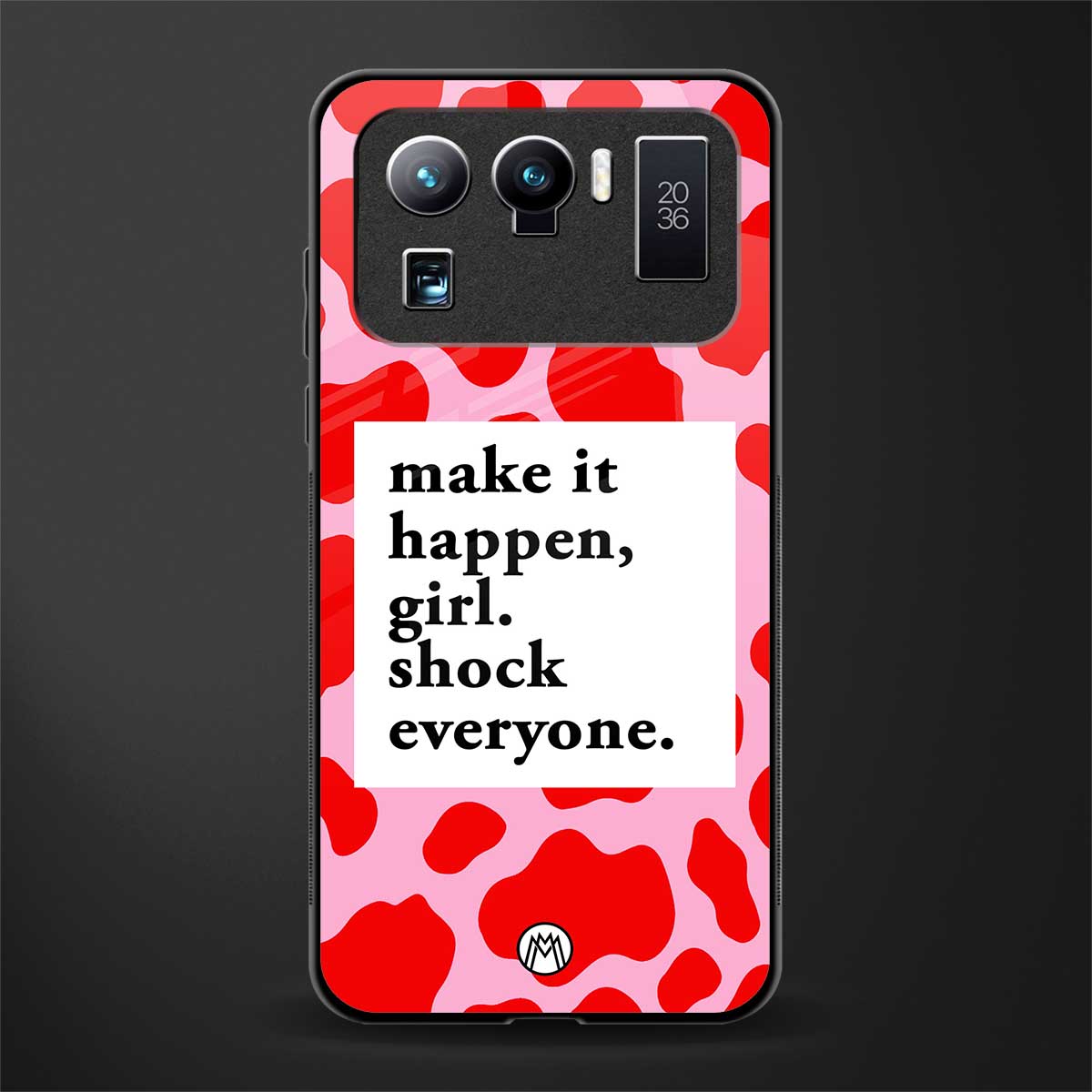 make it happen girl glass case for mi 11 ultra 5g image