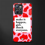 make it happen girl glass case for realme c35 image
