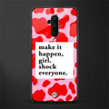 make it happen girl glass case for oneplus 7t pro image