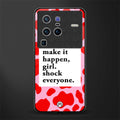 make it happen girl glass case for vivo x80 pro 5g image