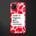 make it happen girl glass case for samsung a81 image