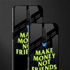 make money not friends glass case for poco x2 image-2