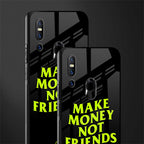make money not friends glass case for vivo v15 image-2