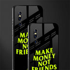 make money not friends glass case for vivo v15 pro image-2