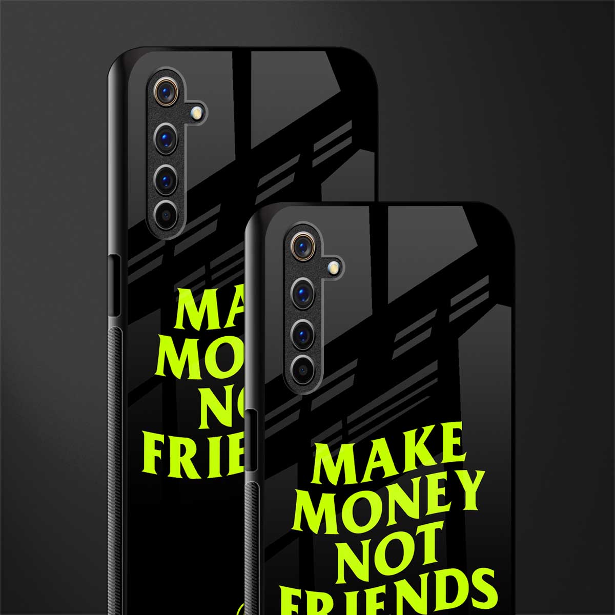 make money not friends glass case for realme 6 pro image-2