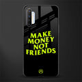 make money not friends glass case for realme x2 image