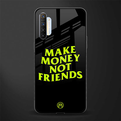 make money not friends glass case for realme x2 image