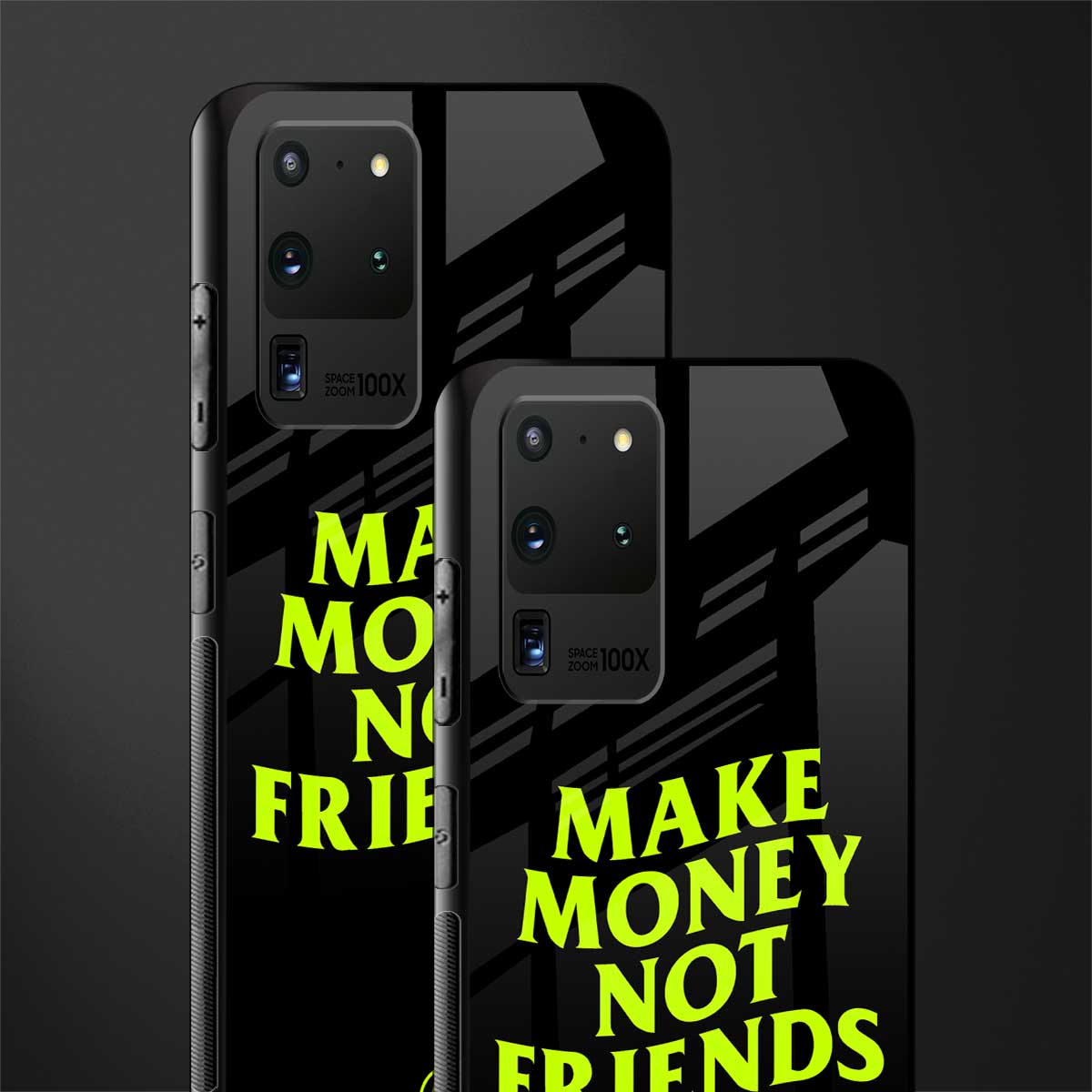 make money not friends glass case for samsung galaxy s20 ultra image-2