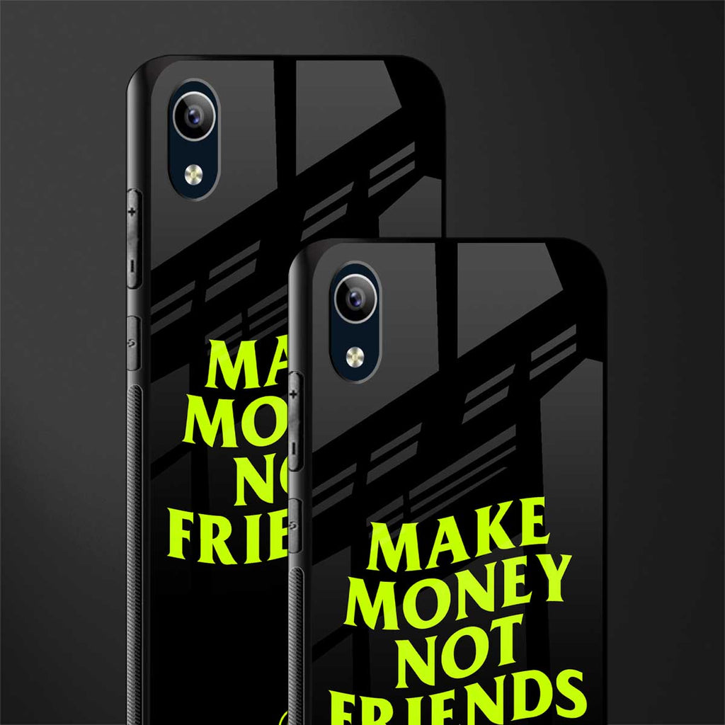 make money not friends glass case for vivo y91i image-2