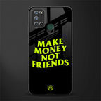 make money not friends glass case for realme 7i image
