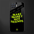 make money not friends glass case for oppo f17 image