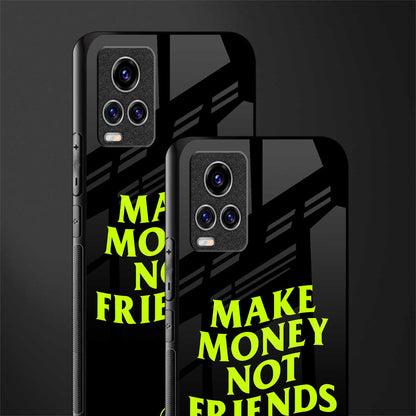 make money not friends glass case for vivo v20 pro image-2