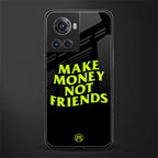 make money not friends back phone cover | glass case for oneplus 10r 5g