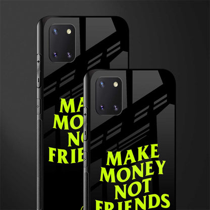 make money not friends glass case for samsung a81 image-2