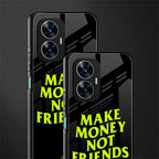 make money not friends back phone cover | glass case for realme c55