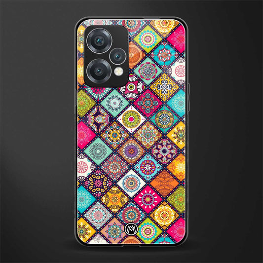 mandala art back phone cover | glass case for realme 9 pro 5g