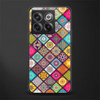 mandala art back phone cover | glass case for oneplus 10t
