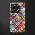 mandala art back phone cover | glass case for oneplus 11